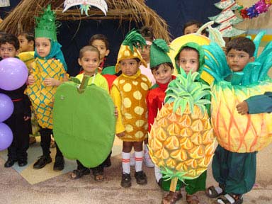 Fruits and Vegetable Fancy Dresses