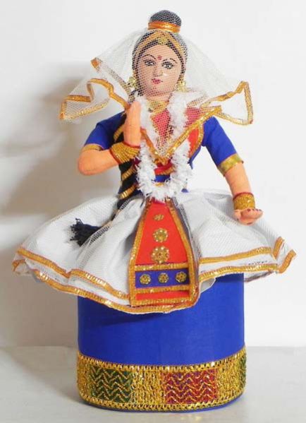 Manipuri Dance Dress by The Vibz Costume Suppliers from Jalandhar Punjab |  ID - 1878508