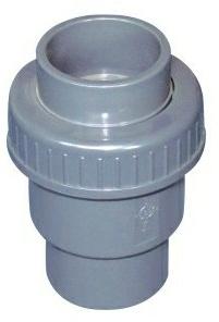 Profec Non Return Valve Pvc U Imperial Glue Socket Bar Dn Grey