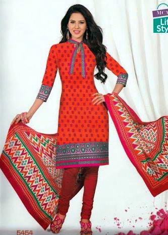 Printed Cotton Dress Material