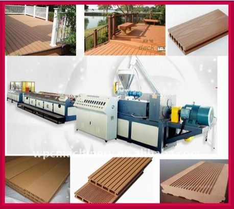 PVC Wood Plastic Composite Board Machine