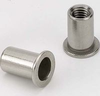 Flat Head Round Body Rivet Nut M6