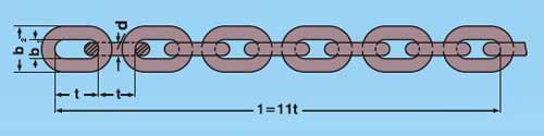 Stainless Steel Link Chain (DIN 764)