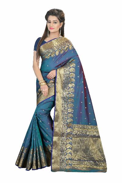 Fancy Designer pure silk saree