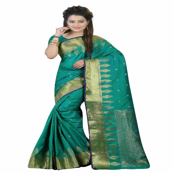 graceful pure cotton silk saree