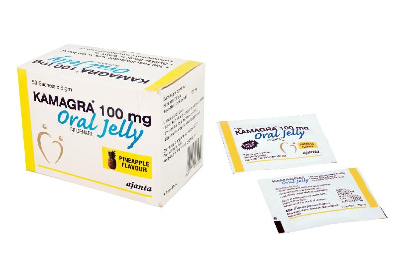 Kamagra Oral Jelly Pineapple Flavour for Boosting Stamina, 5g