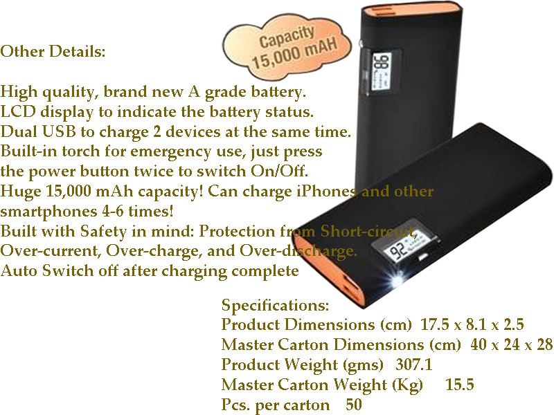 Power Bank with Torch