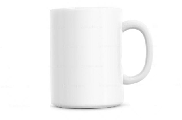 White Logo Mug