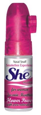 4 Gm She Jasmine Menthol Non Herbal Snuff