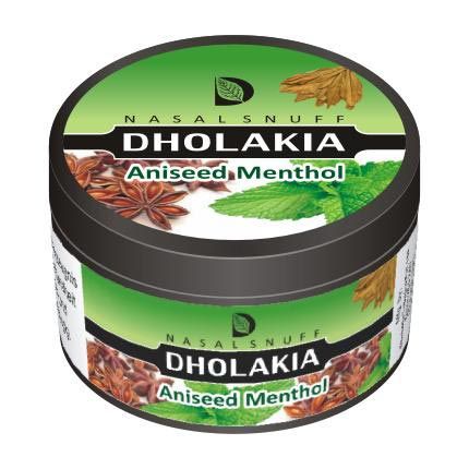 25 Gm Dholakia Aniseed Menthol Non Herbal Snuff