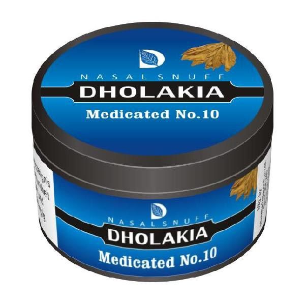 25 Gm Dholakia Medicated No.10 Non Herbal Snuff