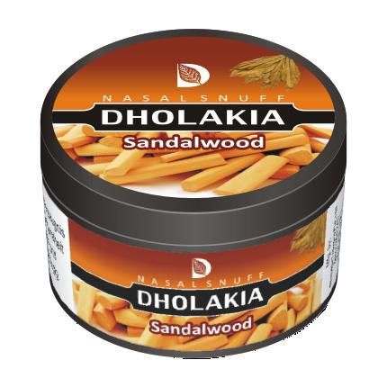 25 Gm Dholakia Sandalwood Non Herbal Snuff