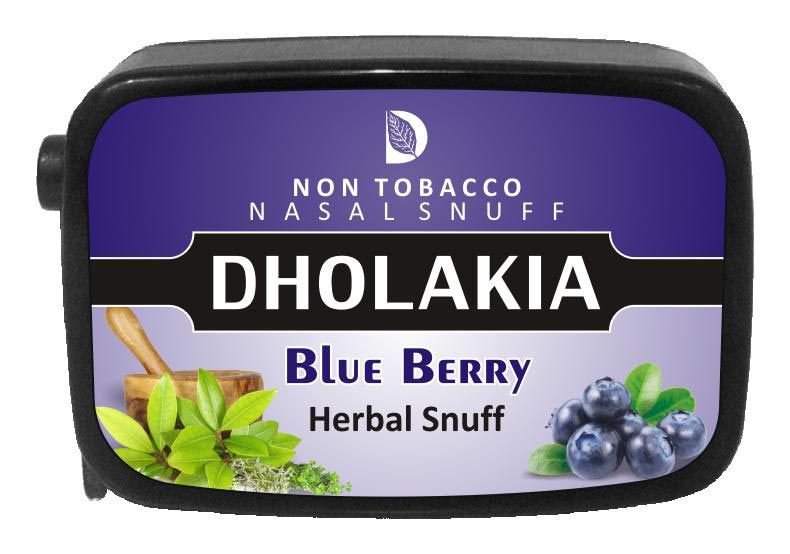 9 gm Dholakia Blueberry Herbal Snuff