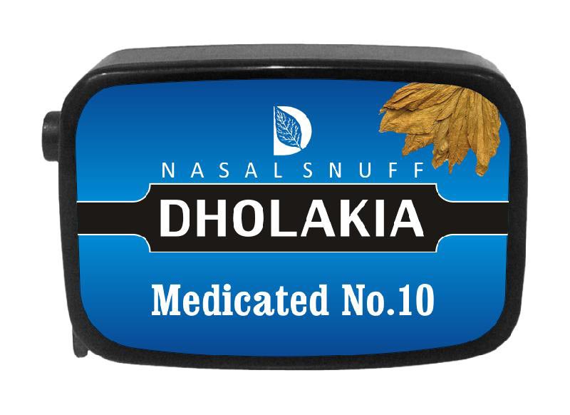 9 gm Dholakia Medicated No.10 Non Herbal Snuff