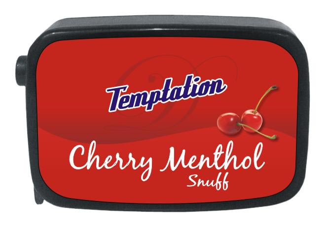 Cherry Menthol Snuff Flip-top