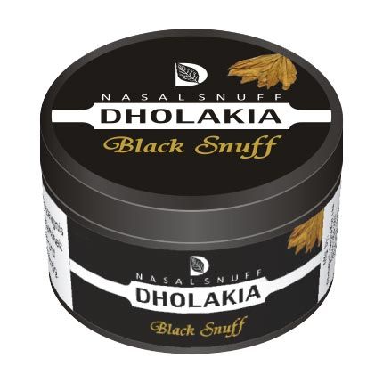 Dholakia Black Snuff 25g Tin