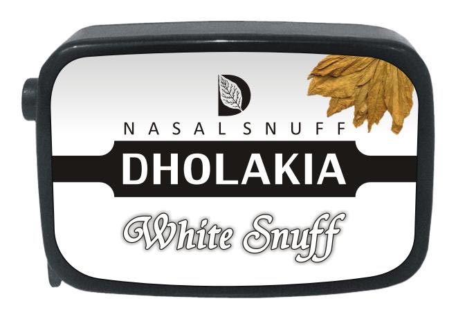 Dholakia White Snuff Flip-top