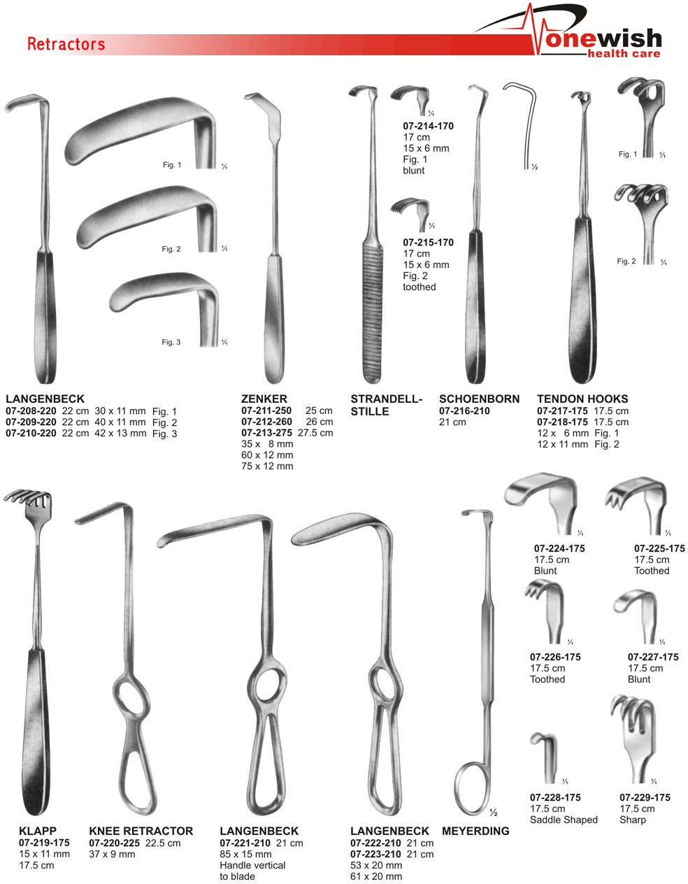 Langenbeck Retractors