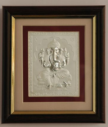 Silver Ganesha Frame