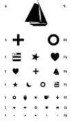 Kindergarten Eye Chart