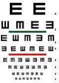 Tumbling E Eye Chart