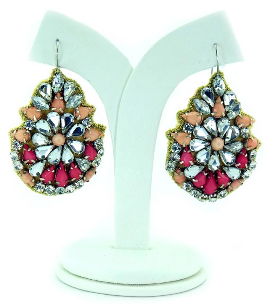 Mushkis Embroidered Earrings at USD 18 / 6 Pair in Jaipur | Mushkis