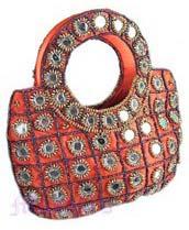 Silk Embroided Hand Bag