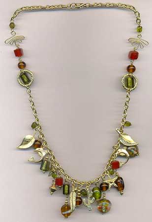 NK 569 Beaded Fashion Necklace