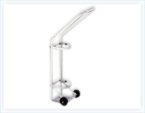 Push Type Ward Care Cylinder Trolley