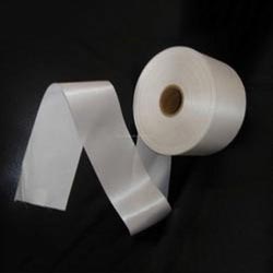 Plain Taffeta Ribbon, Color : White