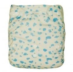 Blue Dalmatian Printed Pocket Diapers