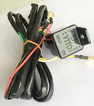 2 wheeler double horn wiring harness