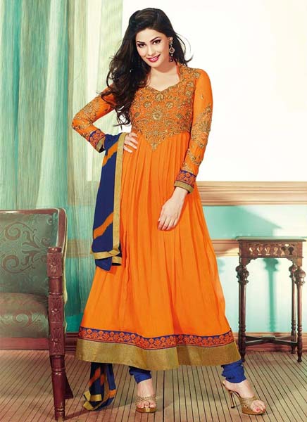 Chiffon Anarkali Suit