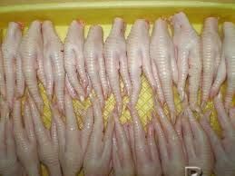 frozen chicken feet
