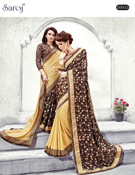 Fashionable Two way saree