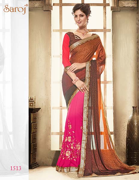 Saroj Modern Designer Fancy Saree