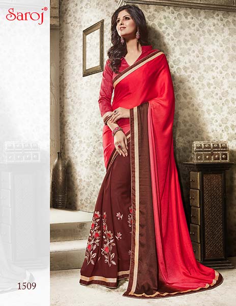 Saroj Sober Designer Fancy Saree