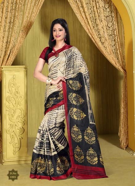 Stylish fancy cotton saree
