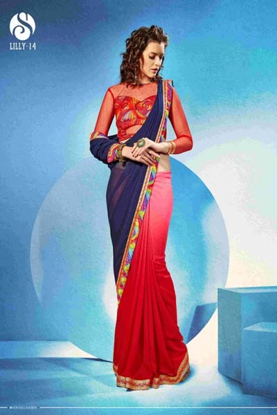 Trendy Digital Printed Saree