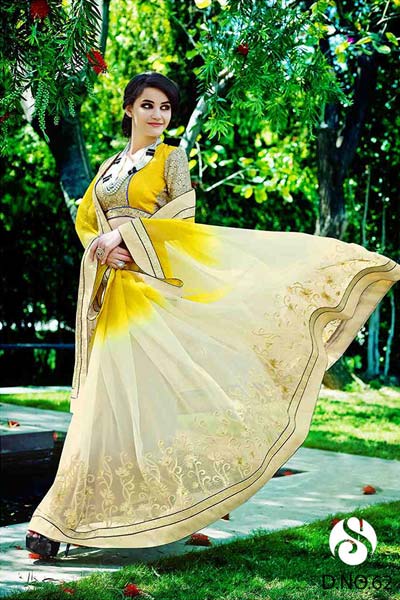 Trendy stylish saree