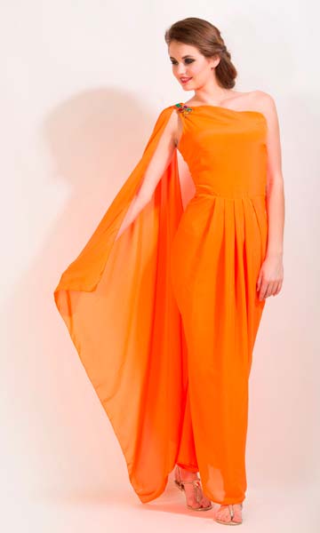 CHIARO PURE GEORGETTE saree gown, Age Group : 14-50