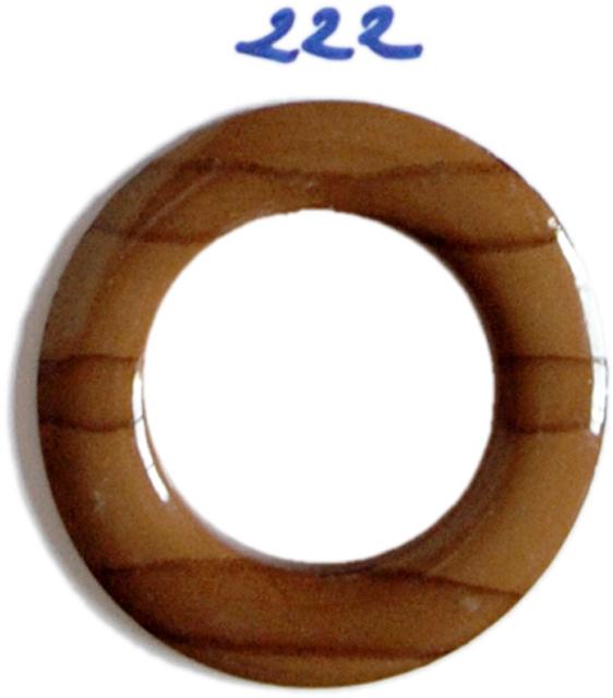 Curtain Wood Eyelet Ring