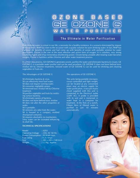 Ozone Water Disinfection Systems