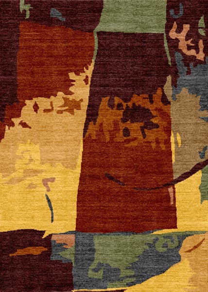 Rectangular Indo Nepali Carpet, for Home, Hotel, Office, Pattern : Plain