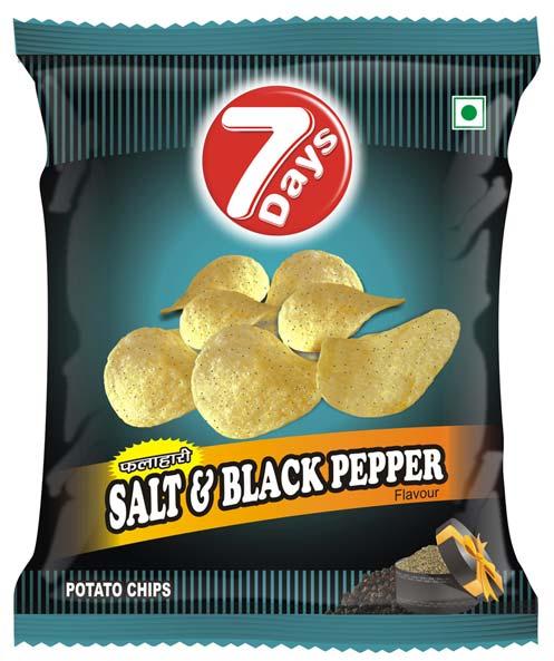 7days - Salt & Black Pepper Potato Chips