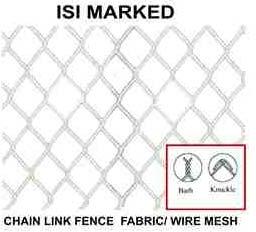 ISI Marked Chain Link Fence, for Indusrties, Stadiums, Feature : Durable, Fine Finished