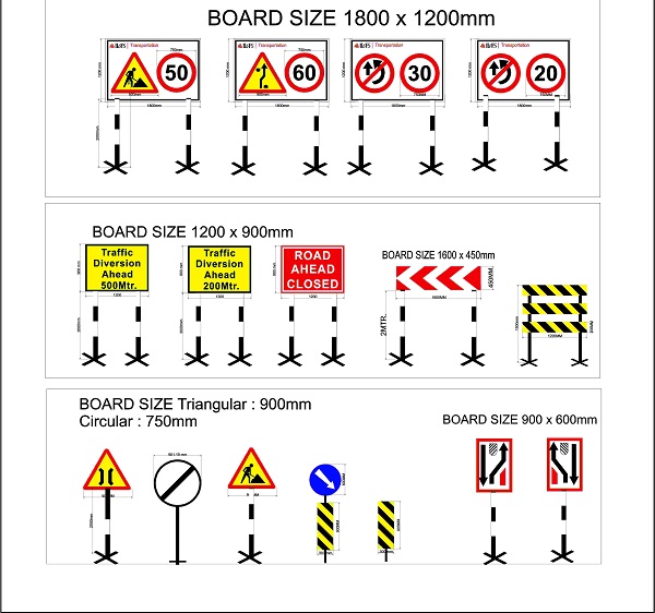 Road Construction boards