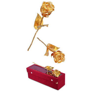 Gold Plated Rose (11")
