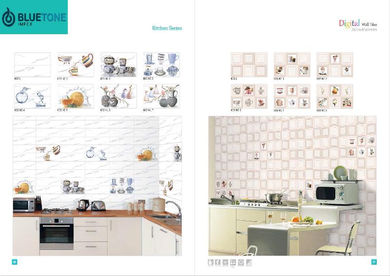 12x18 inch kitchen digital wall tiles