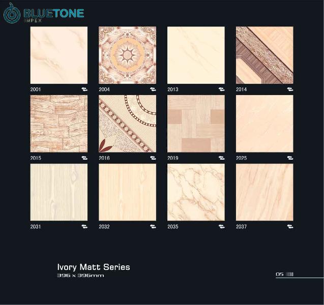 16x16 Inch Ivory Matt Digital Floor Tiles Manufacturer Exporters